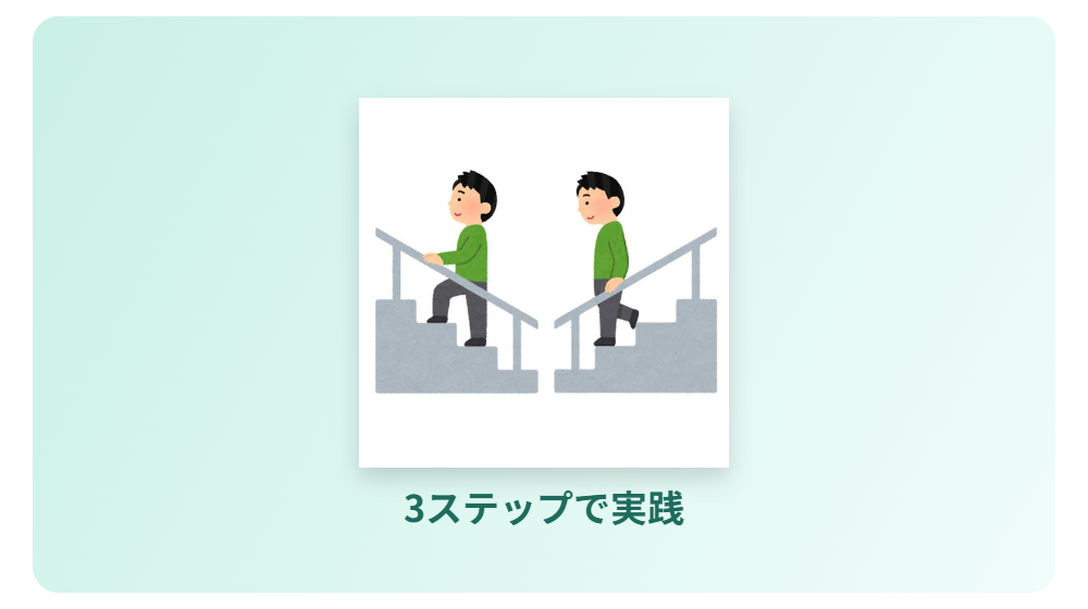 3ステップ