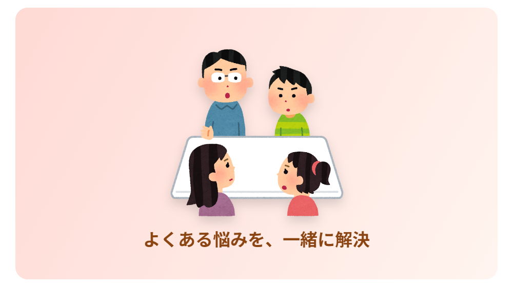 悩みから解決へ